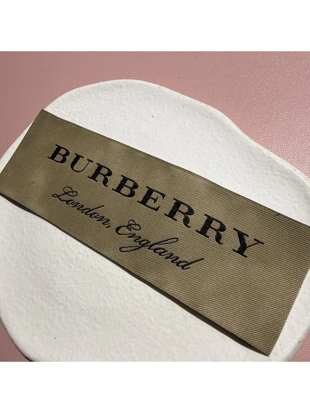 BURBERRY 1 Designer Tag LABEL Replacement Sewing Accessories 12 x 4 cm